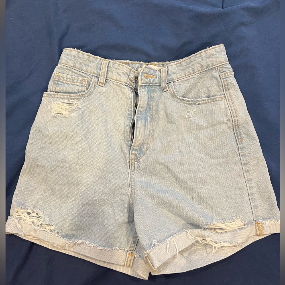 Light blue Zara shorts